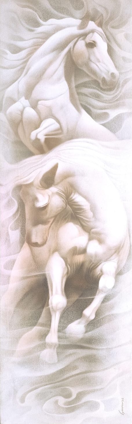 Dance of white spirits